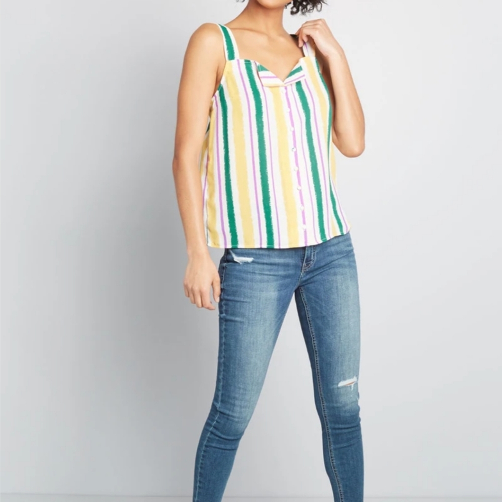 Modcloth woven tank top